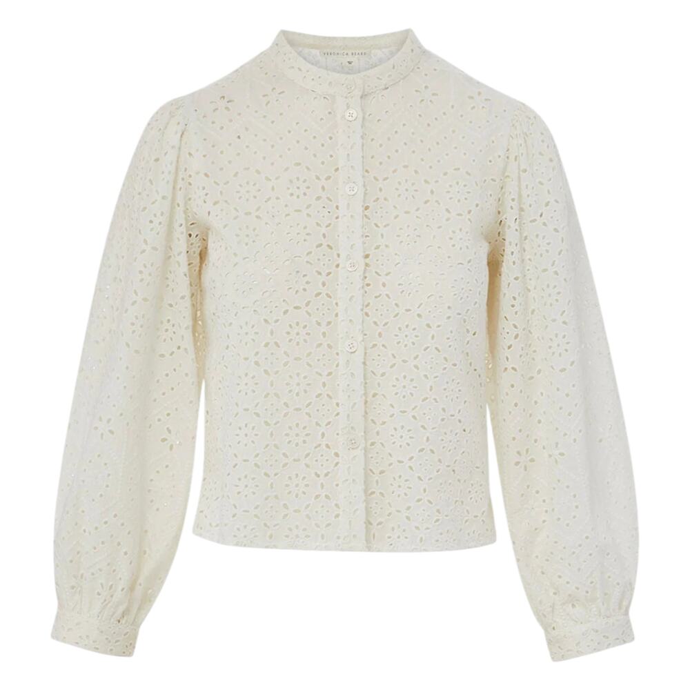 VERONICA BEARD Vitale Eyelet Top 6|M
